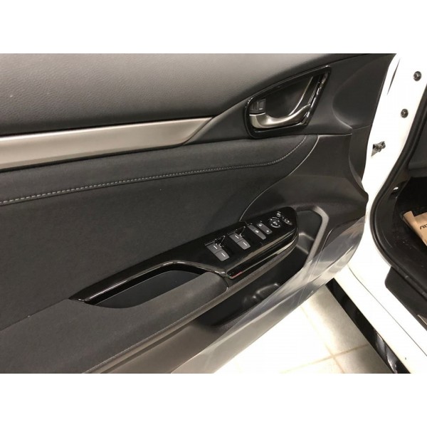 Oled Garaj Honda Civic FC5 İçin Uyumlu  Piano Black Kapı Kolçak Kontrol Kaplama