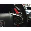 Oled Garaj Honda Civic FC5 İçin Uyumlu Direksiyon F1 Vites Kulakçık Pedal Shift Kırmızı