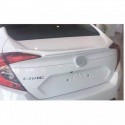 Oled Garaj Honda Civic  FC5 İçin Uyumlu Işıksız Hibrid Anatomik Boyalı Spoiler Rüzgarlık Tayvan Beyaz