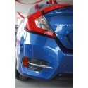 Oled Garaj Honda Civic FC5 İçin Uyumlu Arka Sis Çıtası  Fc5 Krom
