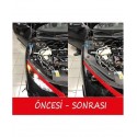 Oled Garaj Honda Civic FC5 İçin Uyumlu Motor İç Çamurluk Koruma 2016-2021
