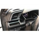 Oled Garaj Honda Civic FC5 İçin Uyumlu Araç İçi Kaplama Seti Silver Krom 6 Parça