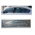 Oled Garaj Honda Civic  FB7 İçin Uyumlu Tamtur Cam Çıtası Çerçevesi Krom 2012-2015