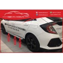 Oled Garaj Honda Civic FK7 HB İçin Uyumlu Krom Kapı Çıtası FK7