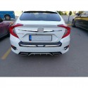 Oled Garaj Honda Civic FC5 İçin Uyumlu Arka Bagaj Logo Çıtası Krom