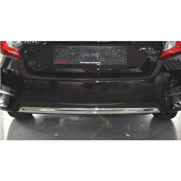 Oled Garaj Honda Civic FC5 İçin Uyumlu Arka Tampon Alt Nikelajı Krom 2016-2020