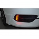 Oled Garaj Honda Civic FC5 İçin Uyumlu Arka Sis Reflektör Ledi Ledli