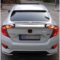 Oled Garaj Honda Civic FC5 İçin Uyumlu Si Spoiler Beyaz 2016-2020