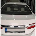 Oled Garaj Toyota Corolla İçin Uyumlu 2013-2019  Balık Sırtı Anten Beyaz