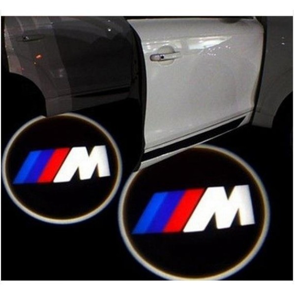 Oled Garaj Bmw Kapı Altı Logo Orjinal Işık Yerine M Logolu 2010 / 2017