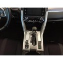 Oled Garaj Honda Civic FC5 İçin Uyumlu-FK7 Vites Konsol Tam Kaplama Çerçeve Silver Gri