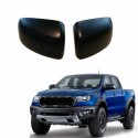 Oled Garaj Ford Ranger İçin Uyumlu Mat Siyah Ayna Kapağı (2015-2018)