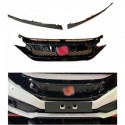 Oled Garaj Honda Civic FC5 Makyajlı Kasa İçin Uyumlu Type-r Panjur Piano Black