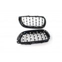 3 SERISI 2002-2004 E46 IÇIN UYUMLU DIAMOND PANJUR (BÖBREK)  PIANO BLACK   ÇERÇEVE