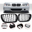 3 SERISI 2002-2004 E46 IÇIN UYUMLU DIAMOND PANJUR (BÖBREK)  PIANO BLACK   ÇERÇEVE