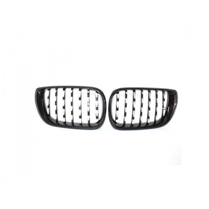 3 SERISI 2002-2004 E46 IÇIN UYUMLU DIAMOND PANJUR (BÖBREK)  PIANO BLACK   ÇERÇEVE