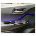 Oled Garaj Toyota C-HR İçin Uyumlu Kapı Konsol Kaplaması Mavi || Chr - C-Hr - Ch-R