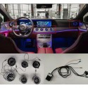 Oled Garaj Mercedes E Serisi W213 İçin Uyumlu 64 Renk Ön Havalandırma Ambiyans Seti