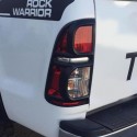 Oled Garaj Toyota Hilux İçin Uyumlu Vigo Stop Çerçevesi Kaplama Siyah 2012-2015
