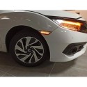 Oled Garaj Honda Civic FC5 İçin Uyumlu Çamurluk Sinyali Beyaz 2016-2020