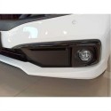 Oled Garaj Honda Civic FC5 İçin Uyumlu Ön Sis Kaşı Kaplaması Piano Black ( Makyajlı Kasa ) 2019-2021
