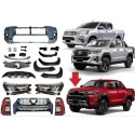 Oled Garaj Toyota Hilux İçin Uyumlu Revo 2016-2020 İçin 2021+ Rocco Dönüşüm (Far & Stop) Dahil Full Facelift