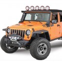 Oled Garaj Jeep Wrangler JK İçin Uyumlu  2007-2017 Hurricane Dodik Setli ( Ledli )